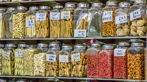 Figure 3. Easily Accessible Herbs in the TCM Shop