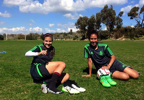 Mexican National Players Bianca Sierra and Nayeli Rangel